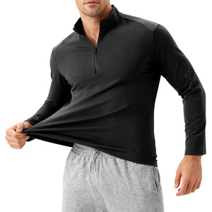 Sudadera de hombre 2026 con cremallera corta para exteriores, estilo casual, estampada, de algodón mezclado, nueva y elegante. - Product Image 3