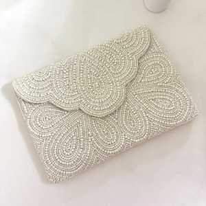 Bolso de Mano con Cuentas de Primera Calidad, Elegante y Asequible, para Mujer, Ideal para Bodas, Fiestas y Eventos - Product Image 2