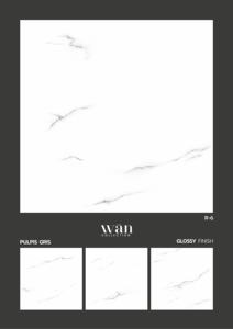 กระเบื้องพอร์ซเลนเงาแข็งแรงทนทาน ขนาด 600x600 มม. 60x60 ซม. 24x24 นิ้ว ผิวเซรามิกขัดเงา สำหรับปูพื้นและบุผนังภายใน - Product Image 5