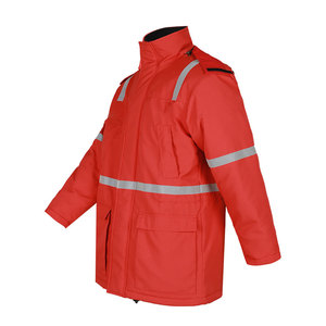 <b>Cheap</b> Price Factory Supply Anti-Static Flame-Retardant Hi Vis Reflective Safety <b>Winter</b> Workwear <b>Jacket</b> with Breathable Fabric - Product Image 3