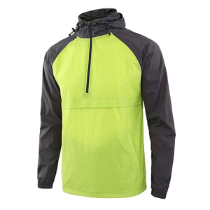 Veste de pluie sportive légère et imperméable pour homme, personnalisable OEM, respirante, grande taille, coupe-vent anorak pour l'hiver avec fermeture éclair - Product Image 1