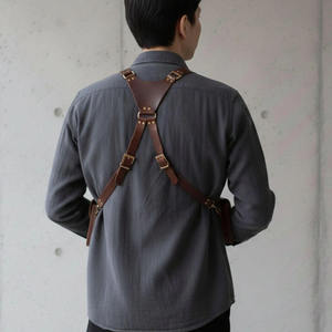 Soft Shell Genuine <b>Leather</b> High Quality Unisex Shoulder Holster Bag Adjustable Crossbody Strap Multiple Pockets Camouflage 25L - Product Image 2