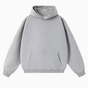 Sweat à capuche de luxe surdimensionné en velours de coton de haute qualité pour homme, avec impression numérique de logo personnalisé, imperméable, pour l'hiver - Product Image 6