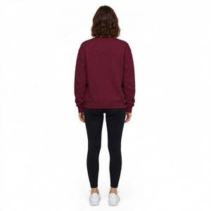 Compre al por mayor sudaderas estampadas para mujer, sudaderas de invierno informales de cuello redondo y corte ajustado a la moda para mujer de BD - Product Image 3