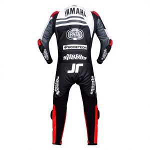ชุดแข่งรถจักรยานยนต์ Jonathan Rea WSBK รุ่น Ramaha ทำจากหนังวัว/หนังจิงโจ้ สำหรับขับขี่บนสนาม/ขี่มอเตอร์ไซค์  ระดับมาตรฐาน CE 2 - Product Image 2