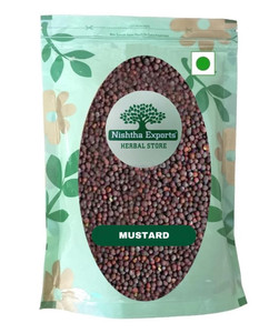 Graines de moutarde Brassica Juncea Graine de moutarde brune Rai Raya Beej entière Épices Rayi Beej Épices indiennes traditionnelles - Product Image 1