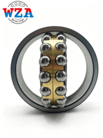 Roulement à billes à alignement automatique à double rangée WZA 1204 1205 1206 1207 pour machines industrielles de haute précision