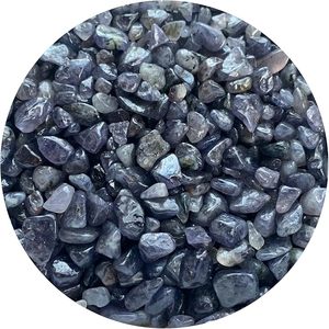 Vente en gros de gravier de cristal d'iolite poli gravé de 3-5 mm, pierre de guérison en vrac pour la décoration intérieure, thème ange, AMAYRA CRYSTALS EXPORTS - Product Image 3