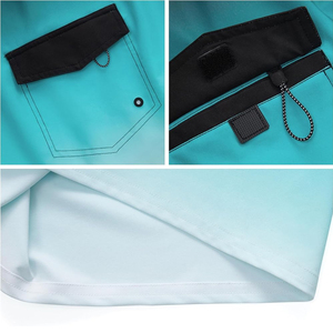 Short de bain en polyester, anti-UV, séchage rapide, coupe compressive en nylon, pour adulte. - Product Image 5