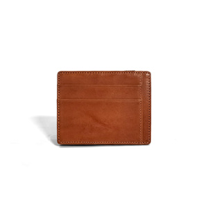 New Released Castello Genuine Leather Magic <b>Wallet</b> Short Length Open Polyester Unisex Black Brown Navy Green Burgundy - Product Image 2