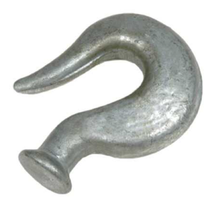 Ball Hook Forged Carbon Steel Hot-<b>Dip</b> Galvanized Floor Mount Electric Power Cable Application - Product Image 1