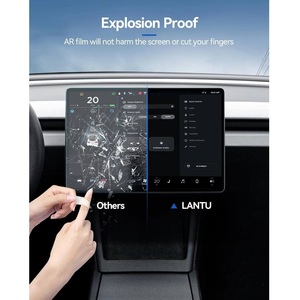 ฟิล์มกันรอยหน้าจอรถยนต์แบบ HD สำหรับ Tesla Model 3 Highland Navigation  แบบด้าน - Product Image 1