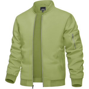 Blouson bomber camouflage pour homme, fermeture éclair, coupe-vent, vêtement d'extérieur décontracté, coupe régulière, col rabattable, automne - Product Image 3