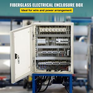 Armadio Elettrico in Fibra di Vetro NEMA 4X 12x10x6FT IP66/65 Resistente ad Acqua e Polvere per Esterni - Product Image 2