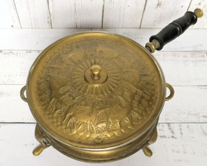 Bandeja de latón para calentar alimentos con tapa y soporte, alimentada por combustible, para eventos de catering a precio económico - Product Image 3