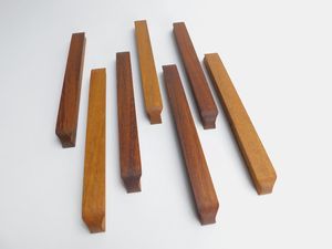 Wooden Cabinet Bar Handles Natural Finish Traditional Furniture Hardware Durable <b>Pulls</b> for Cabinet Doors and <b>Drawers</b> Handles - Product Image 2