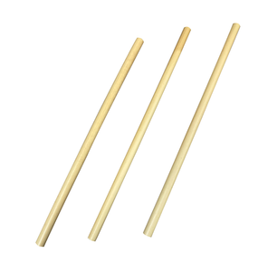 Pailles jetables en bambou naturel, écologiques et durables, pour les boissons, les voyages, la cuisine et le service de bar - Product Image 1