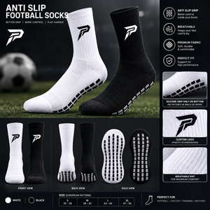Anti Slip <b>Football</b> Socks Breathable Crew Sports Socks Silicone Grip Athletic Training Socks Custom Logo - Product Image 1