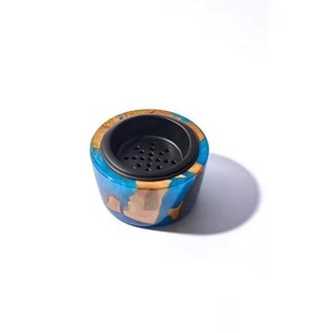 Resin And Wood Bakhoor Burner Sandalwood Aromatic <b>Diffuser</b> with Metal Insert for Aromatherapy Use All Season At Best Price - Product Image 3
