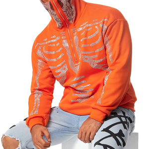 Reasonable Rate <b>Men's</b> Rhinestone Hoodies 100% Cotton Fleece High Quality Eco-Friendly Latest Fashion Trending Hoodies - Product Image 6