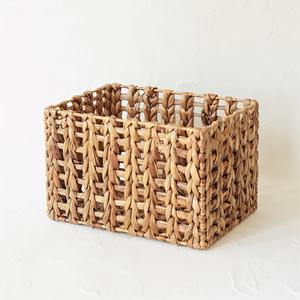 Boîte de rangement rectangulaire en jacinthe d'eau, panier de rangement fait main, vente en gros, écologique, fabriqué au Vietnam - Product Image 6