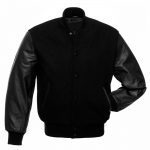 Chaqueta Varsity Unisex Morada y Amarilla, Mezcla de Lana, Manga de Cuero, Diseño 2 en 1, Ropa de Invierno para Deportes Universitarios - Product Image 6