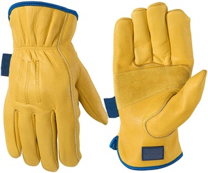 Leather <b>Gloves</b> High Quality Cow Split Hand Protective Leather Work <b>Gloves</b> Leather - Product Image 1