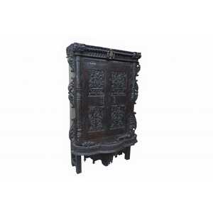 Haswani Handicrafts Wooden Almirah Cabinet Solid Wood Handcrafted Storage Furniture - Product Image 2