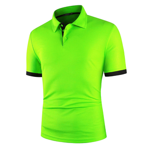 Polo en coton de luxe de haute qualité pour hommes, polo de golf en polyester tricoté avec logo brodé personnalisé, polos personnalisés - Product Image 1