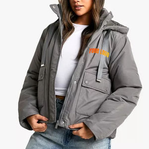 Vestes matelassées pour femmes, vêtements d'hiver, vestes courtes pour filles, vestes longues matelassées pour femmes grandes tailles, prix de gros OEM - Product Image 1