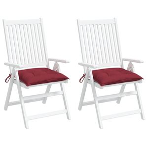 Juego de 2 Cojines para Sillas de Exterior Color Vino Tinto, Elegantes Cojines y Almohadas para Exteriores - Product Image 3