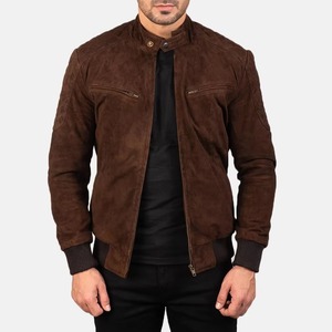 Chaqueta de Cuero Genuino Nueva para Hombre, Material de Primera Calidad, Transpirable, Chaquetas de Cuero para Hombre a Precio Económico - Product Image 1
