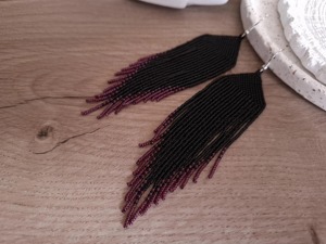 Artisan Made Beaded <b>Earrings</b> Hand Crafted Beaded <b>Earrings</b> High Gloss Finish Beaded <b>Earrings</b> Wholesale Factory Item Beaded - Product Image 4