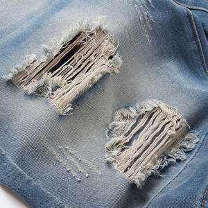 High Street <b>Men's</b> <b>Jeans</b> <b>Short</b> Comfortable Wear Premium Quality 100% Cotton Solid Pattern Anti-Wrinkle Feature Bulk Quantity - Product Image 4