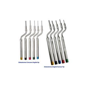 Osteótomos Angulados para Levantamiento de Senos, Puntas Cóncavas y Convexas, Instrumentos Quirúrgicos Dentales Manuales, Set de Implantes Reutilizables y Autoclavables - Product Image 2