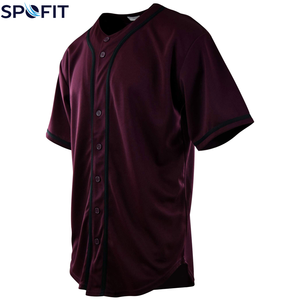 Camiseta de Béisbol Profesional con Botones, Uniforme Deportivo Ligero y Transpirable de Primera Calidad para Juegos Juveniles - Product Image 4