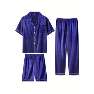 Ensemble pantalon et chemise décontracté à carreaux à col et manches longues, vente en gros. Convient à toutes les saisons comme vêtements de détente - Product Image 3