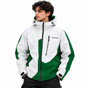 Chaqueta Ligera con Capucha para Hombre, de Nailon, Resistente al Agua y al Viento, con Cierre Frontal, para Viajes, Senderismo y Actividades al Aire Libre, Transpirable - Product Image 6