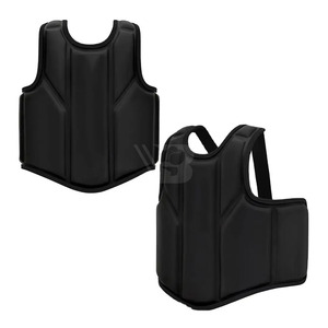 Protector de Pecho Ajustable de Cuero Transpirable de Alta Calidad para Boxeo, Equipo Antideslizante para MMA, Muay Thai, Taekwondo y Sparring - Product Image 1