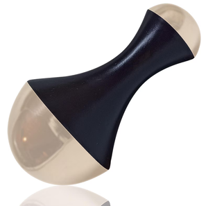 Outil de massage ayurvédique naturel 2-en-1 en bois de Kansa pour le visage, les pieds et le corps (format de poche) - Product Image 2
