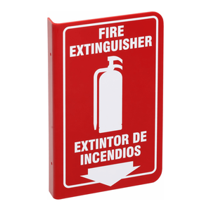 Panneau bilingue en PVC en forme de L pour extincteur, signalisation d'avertissement de sécurité intérieure et extérieure - Product Image 3