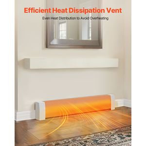 Coperture per Radiatori Elettrici in Acciaio Rinforzato Serie Premium da 1,2 m - Copertura Frontale Standard per Unità di Riscaldamento Elettrico per Miglioramenti Domestici - Product Image 2