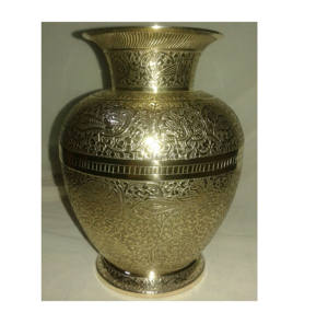 Florero indio hecho a mano para el hogar y la boda, florero de Metal decorativo de alta calidad - Product Image 4