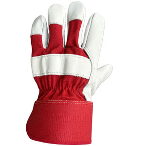 Gants de sécurité en coton/métallique Golden Crown, rouge et blanc, longueur poignet, respirants, écologiques, pour toutes les saisons, usage décontracté, sports de plein air - Product Image 2