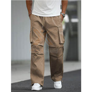 Pantalones Cargo para Hombre de Marca Privada, Pantalones Cargo de Color Liso, Pantalones Cargo con Múltiples Bolsillos - Product Image 2