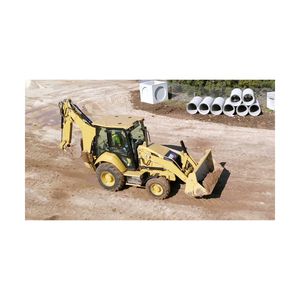 Mini-tracteur sur pneus CE EPA avec pelle rétrocaveuse et excavatrice - Product Image 1