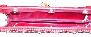 Pochette à perles avec bandoulière en zircon, fermeture à rabat, capacité jusqu'à 1L - Product Image 2