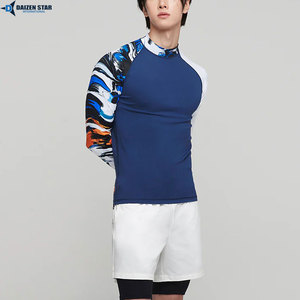 Long Sleeve Rashguard Men Breathable Stretch Sports Shirt Quick Dry Fitness UV Protection - Product Image 4