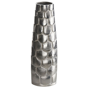 Luxury Silver Electroplated Ceramic Vase Modern Nordic Twisted Spiral Design for Home Decor and Hotel Lobby Tabletop Ornaments - Product Image 3