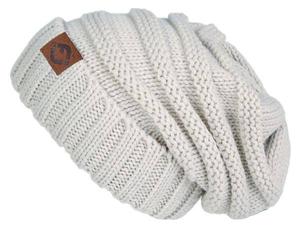 Custom Brand Chunky Cable Knit Beanie Hat Slouchy Winter Skull Cap Soft Acrylic <b>Thermal</b> Headwear for Casual Outdoor Use - Product Image 6